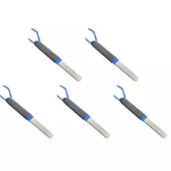 Рыболовный крючок с двойной канавкой, точилка для рыболовного крючка, инструмент для заточки рыболовных крючков (синий)