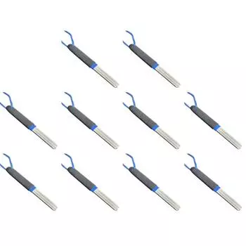 Рыболовный крючок с двойной канавкой, точилка для рыболовного крючка, инструмент для заточки рыболовных крючков (синий)