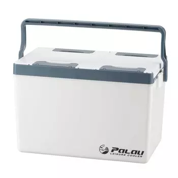 Рыболовный кулер Sanka Palau со съемной крышкой 20 л Большой матовый вариант Легкая конструкция Большая ручка для переноски двумя людьми Плечевой ремень белый