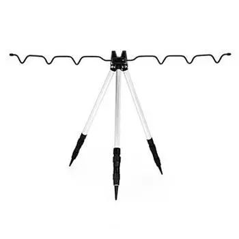 Рыболовный метательный рыболовный алюминиевый мини-штатив 3 легкий со складным компактным серебристым qb500029a02n0 [Orld Gear], ярусы и функции, серебряный