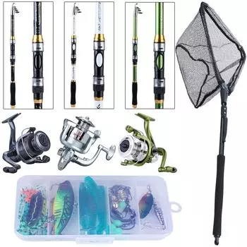 Рыболовный набор 1.8M&1000 чёрный