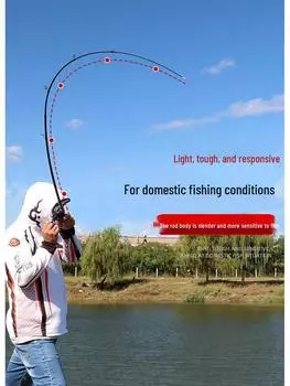 Рыболовный набор Road Runner: Спиннинговое и кастинговое удилище ML для форели и дальнего заброса для начинающих 1.65m