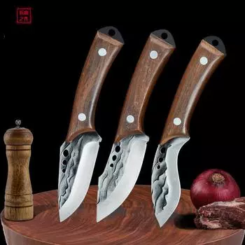 Рыболовный нож из нержавеющей стали, кухонные ножи, ножи для мяса, костей, инструмент для резки фруктов и овощей с чехлом для ножа A