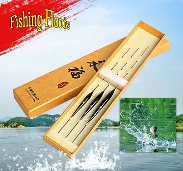 Деревянный поплавок в наборе 3 шт 3pcs чёрный