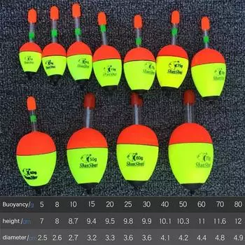 Рыболовный поплавок, высокая эластичность, быстрое восстановление, поплавки из пенопласта, плавающая трубчатая снасть 5g