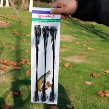 Рыболовный поводок Стальная рыболовная проволока Рыболовный шнур Веревка Рыболовный поводок Trace the Lines Spinner Shark