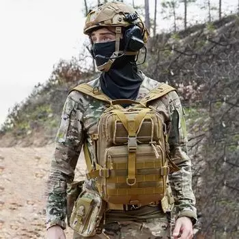 Рыболовный рюкзак большой емкости из водонепроницаемой ткани Оксфорд с множеством карманов для путешествий на открытом воздухе для кемпинга и пешего туризма