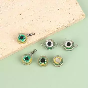 Рыболовный световой аттрактант Led Ice Fish Lure Fish Attractant Lamp Deep Drop Flasher Eye Shape Подводный окунь Палтус Судак