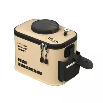 Рыболовный таз Рыболовные снасти EVA Рыболовное ведро Рыболовная сумка с ручкой Контейнер Рыболовные бочки Складной ящик для снастей 30