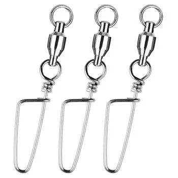 Рыболовный вертлюжок Atibin Swivel с защелкой Salkan Rolling Mountain Stream Snap Sarukan Fishing Yorimodoshi Jigging Coast Rock Snap Blue Fish 33 кг 25