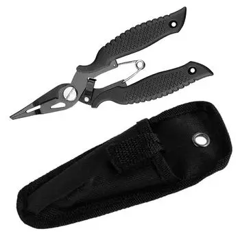 Рыболовный захват Рыболовный экстрактор крючков Рыболовные плоскогубцы Зажимы для пасти рыбы Захват для рыбы Контроллеры для рыбы Инструмент-плоскогубцы чёрный