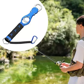 Рыболовный зажим-губа с чешуей, клещи для рта сома, контроль снасти синий