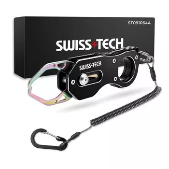 Рыболовство Рыболовство Ультра Сделано из ржавчины Рыболовство Рыболовство Ржавчина Устойчиво SWISS+TECH Рукоятка, Рукоятка, Ловец, Легкий, Алюминий, Доказательство, Противоскользящий, Инструмент, чёрный