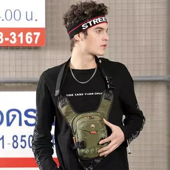 Рыцарь Тактическая велосипедная сумка на ногу Сумка на плечо Спортивная сумка для фитнеса на открытом воздухе Многофункциональная поясная сумка Сумка через плечо 9 темно-зеленого