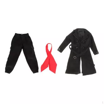 Рыцарское облачение для 6-дюймовых мужских фигурок чёрный