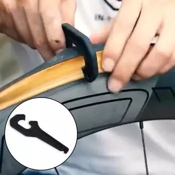 Рычаг для шин 2 в 1, прочный, удобный для переноски, легкий, многоцелевой, инструменты для обслуживания рычага для велосипедных шин чёрный