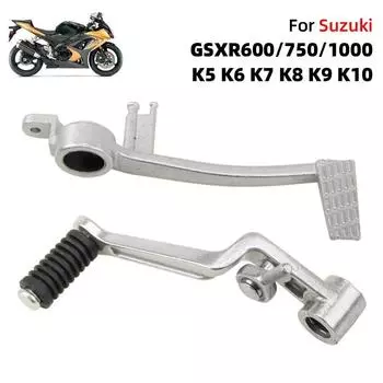 Рычаг педали тормоза мотоцикла, подставка для ног, педаль переключения передач, рычаг переключения передач для Suzuki GSXR1000 GSXR600 GSXR750 GXR 1000 600 750 K5 K6 K7 K8 1 Pair