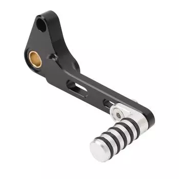 Рычаг переключения передач мотоцикла из алюминиевого сплава, противоскользящий, с улучшенным сцеплением, прочный рычаг переключения передач, подножка для серебряный