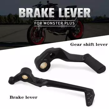 Рычаг переключения передач Педаль для Ducati Monster 937 950 Plus 2025-2025 2025 2025 Тормозной рычаг Подставка для ног Переключатель подножек Педаль переключения передач