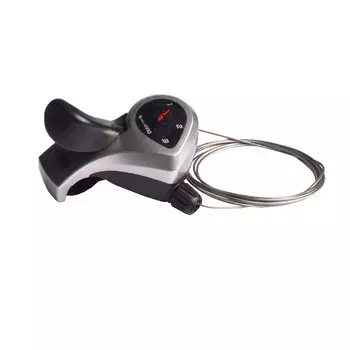 Рычаг переключения передач SHIMANO 3S Thumb Shifter Plus Index Type ESLTX50LSBT SL-TX50-L серебряный