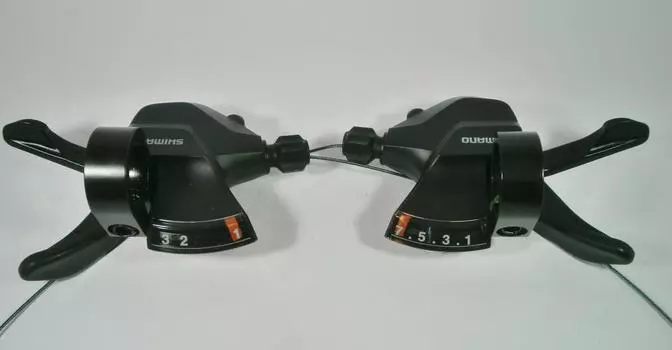Рычаг переключения передач Shimano (Лево и право) 3x7скоростная SL-M315R7SL-M315L черная 989