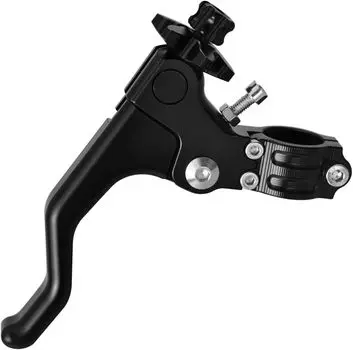 Рычаг сцепления Pacify для велосипеда 22 мм, универсальный тормозной рычаг с ЧПУ, алюминиевый, ударопрочный, короткий, для трюкового мотоцикла чёрный
