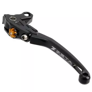 Рычаг сцепления ZETA RACING Pilot Black Bandit, складной, из высокопрочного алюминиевого сплава, регулировка положения рычага, 20, автоматическая система возврата рычага, Dirtfreak чёрный