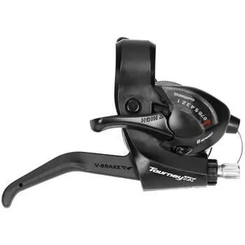 Рычаг SHIMANO, только правый рычаг 8S, 2 пальца, черный ESTTX800R8AL, переключение передач/тормоз TOURNEY (MTB) ST-TX800-8R чёрный