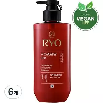 Ryeo Hambit Extreme Damage and Nutrition Shampoo, 480ml, 6 pcs.
