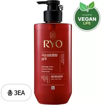 Ryeo Hambit Extreme Damage Care Shampoo, 480ml, 3 pcs.
