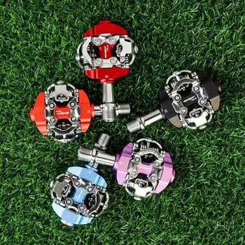 RYET MTB педали для горного велосипеда SPD контактные педали для горного велосипеда двухплатформенная подножка для горного велосипеда MTB контактные педали детали для велосипеда