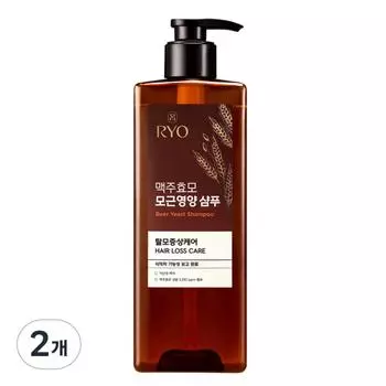 Ryo Brewer s Yeast Root Nutrition Hair Loss Symptom Care Shampoo Aromatic Floral Bouquet Fragrance, 600ml, 2 pcs.