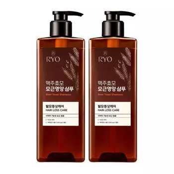 Ryo Brewer s Yeast Root Nutrition Hair Loss Shampoo, 2 packs, 600ml