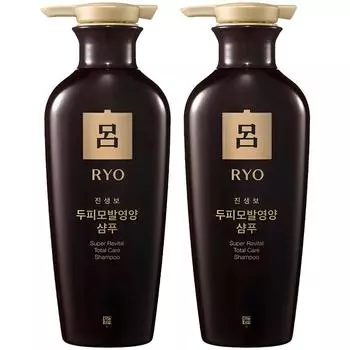 Ryo Ginsengbo Scalp and Hair Nutrition Oriental Shampoo, 400ml, 2 units