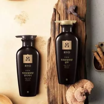 Ryo Ginsengbo Scalp and Hair Nutrition Shampoo, 400ml, 9 pcs.