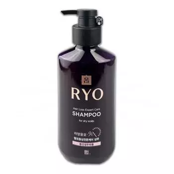 Ryo Jayangyunmo Hair Loss Symptoms Professional Care Shampoo для нормальной и сухой кожи головы 400 мл D Dandruff Shampoo, 1 шт.