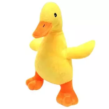 RYOHIN Dog Toy Stuffed Animal Making Sound Dog Toy Cute Dog Toy Duck 1 Piece Lab. (Small) жёлтый