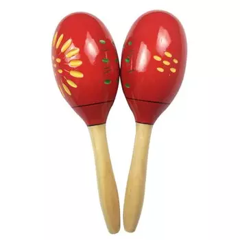 RYOHIN Red Maracas Маракасы Красный музыкальный инструмент караоке Милый деревянный набор из 2 Lab. (Страсть Красная)