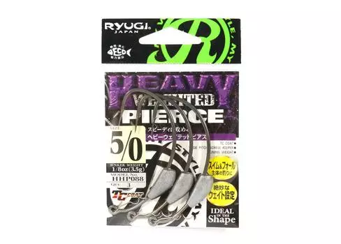 Ryugi HHP088 Утяжеленный прокалывающий крючок, размер 5/0 (4964)