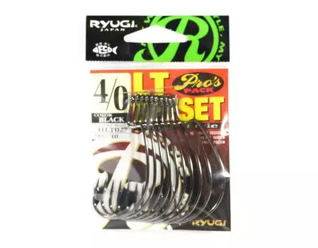 Ryugi HLT027 LT Офсетные червячные крючки, размер 4/0 (8130)