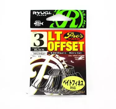 Ryugi HLT027 LT Офсетные червячные крюки Размер 3 (1222)