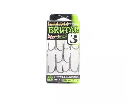 Ryugi HPB074 Тройные крючки Pierce Brutal, размер 3 (8368)