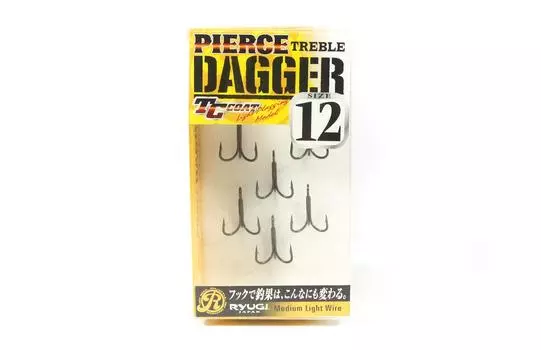 Ryugi HPD057 Тройной крючок Pierce Dagger, размер 12 (4290)