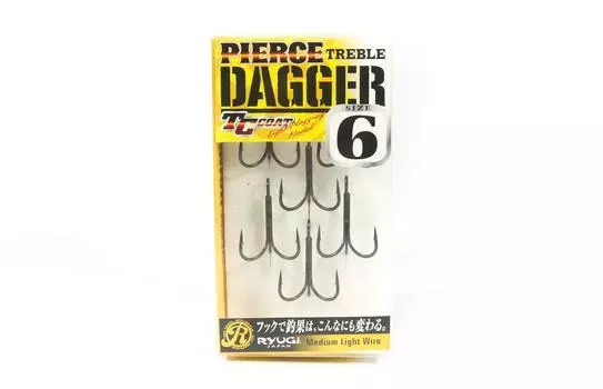 Ryugi HPD057 Тройной крючок Pierce Dagger, размер 6 (4252)