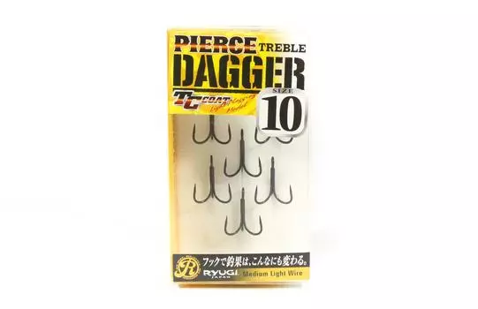 Ryugi HPD057 Тройной крючок Pierce Dagger, размер 10 (4283)