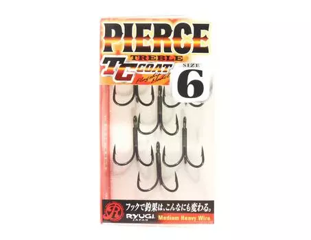 Ryugi HPT044 Пирсинг Среднетяжелые Тройные Крючки Размер 6 (1680)