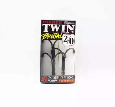 Ryugi HPT120 Тяжелые двойные крючки Pierce Twin Brutal, размер 2/0 (7187)