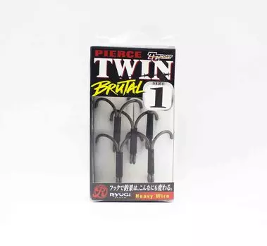 Ryugi HPT120 Тяжелые двойные крючки Pierce Twin Brutal, размер 1 (7217)