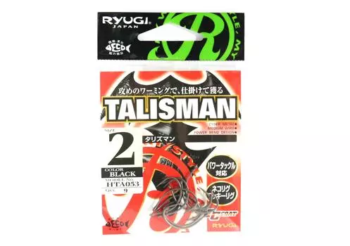 Ryugi HTA053 Крючок Talisman Neko, размер 2 (8541)