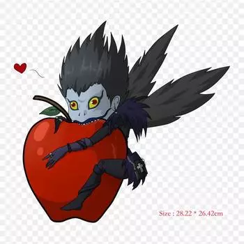 Ryuk Death Note Ryuk Rem железные нашивки для одежды, нашивки на одежду, футболки «сделай сам», теплопередающие наклейки
